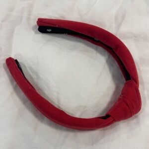 Lele Sadoughi Red Woven Headband